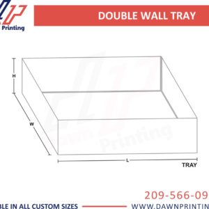Double Wall Trays Templates - Dawn Printing