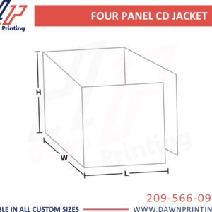 Four Panel DVD Wallets Templates - Dawn Printing