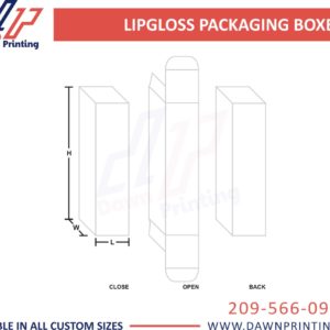 Mock Up Lip Gloss Boxes - Dawn Printing