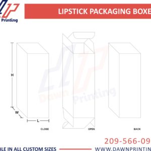 3D Customized Lipstick Box - Dawn Printing