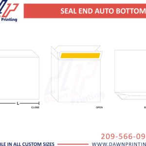 Seal End Auto Bottom Template Box - Dawn Printing