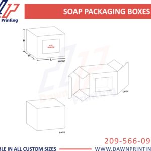 Mock Up Custom Soap Boxes - Dawn Printing
