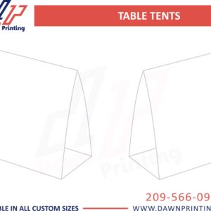 Mock Up Table Tents - Dawn Printing