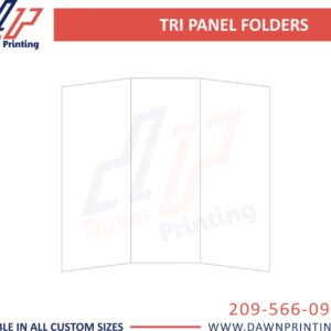 Tri Panel Folders Templates - Dawn Printing