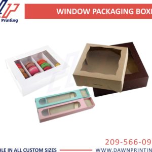 Custom Clear Window Packaging Boxes - Dawn Printing