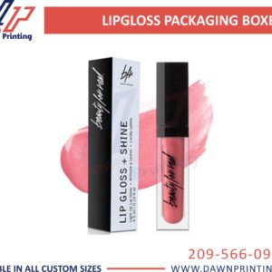 Custom lip gloss boxes - Dawn Printing