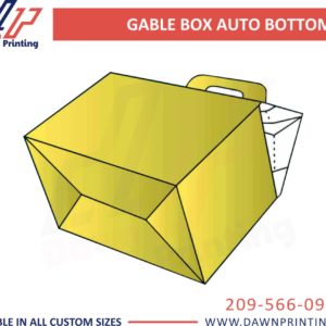 Custom Cheap Gable Boxes with Logo - Dawn Printing