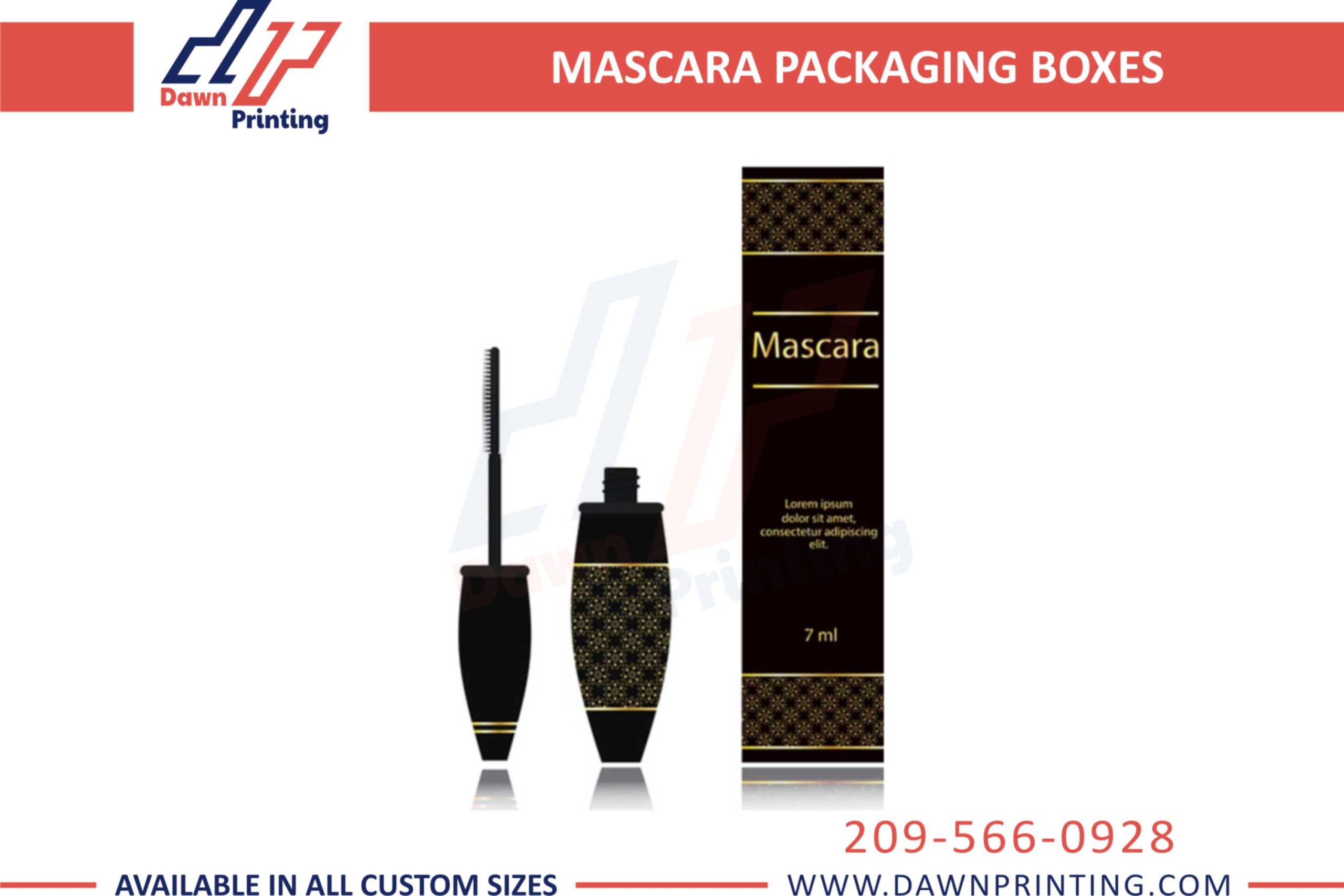 Custom Made Mascara box - Dawn Printing UK