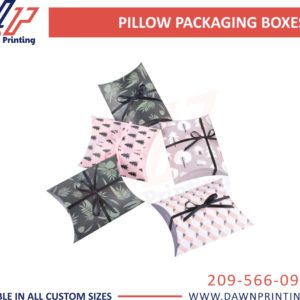 Dawn Printing - Custom pillow gift boxes