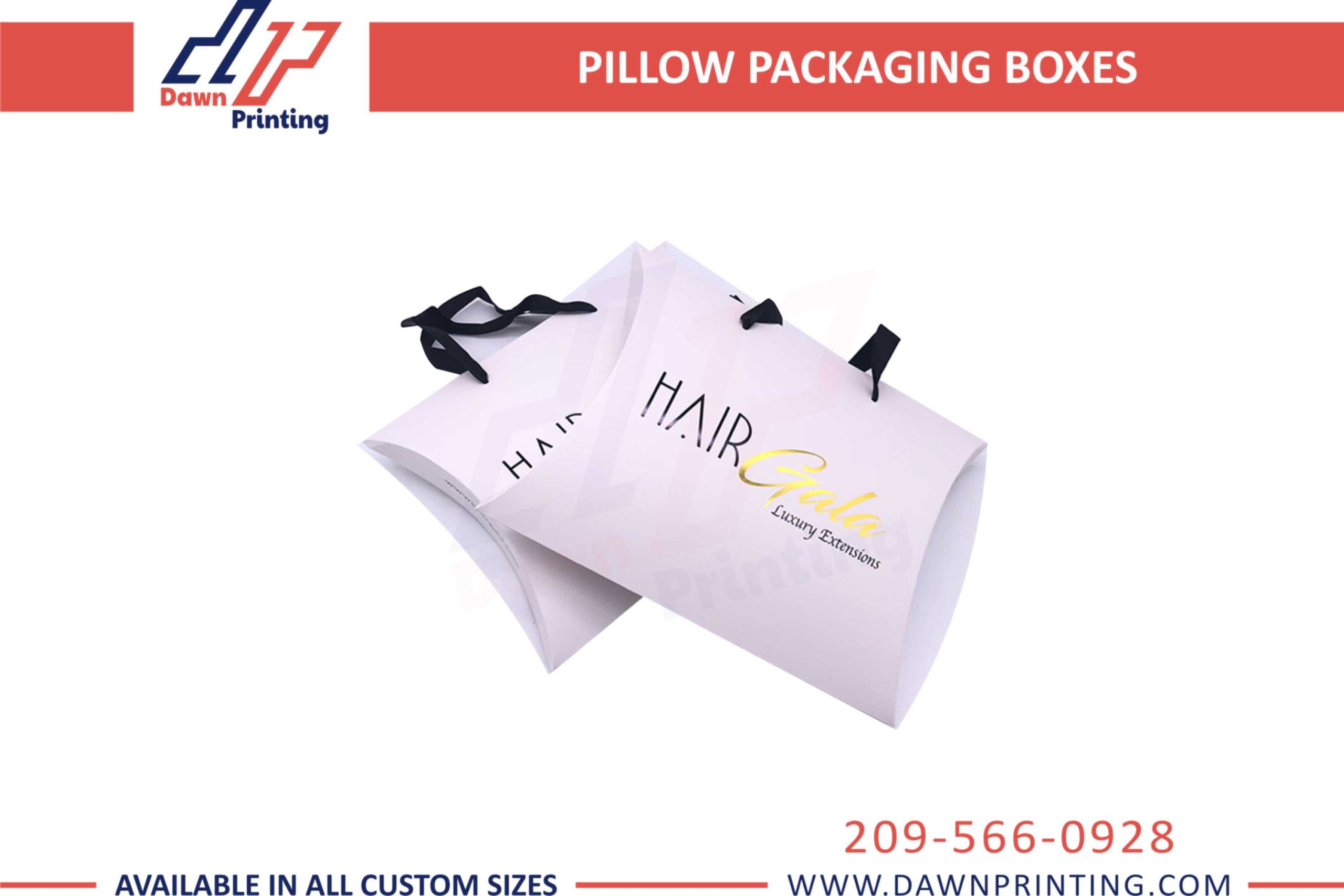 Dawn Printing - Custom Pillow Packaging Boxes