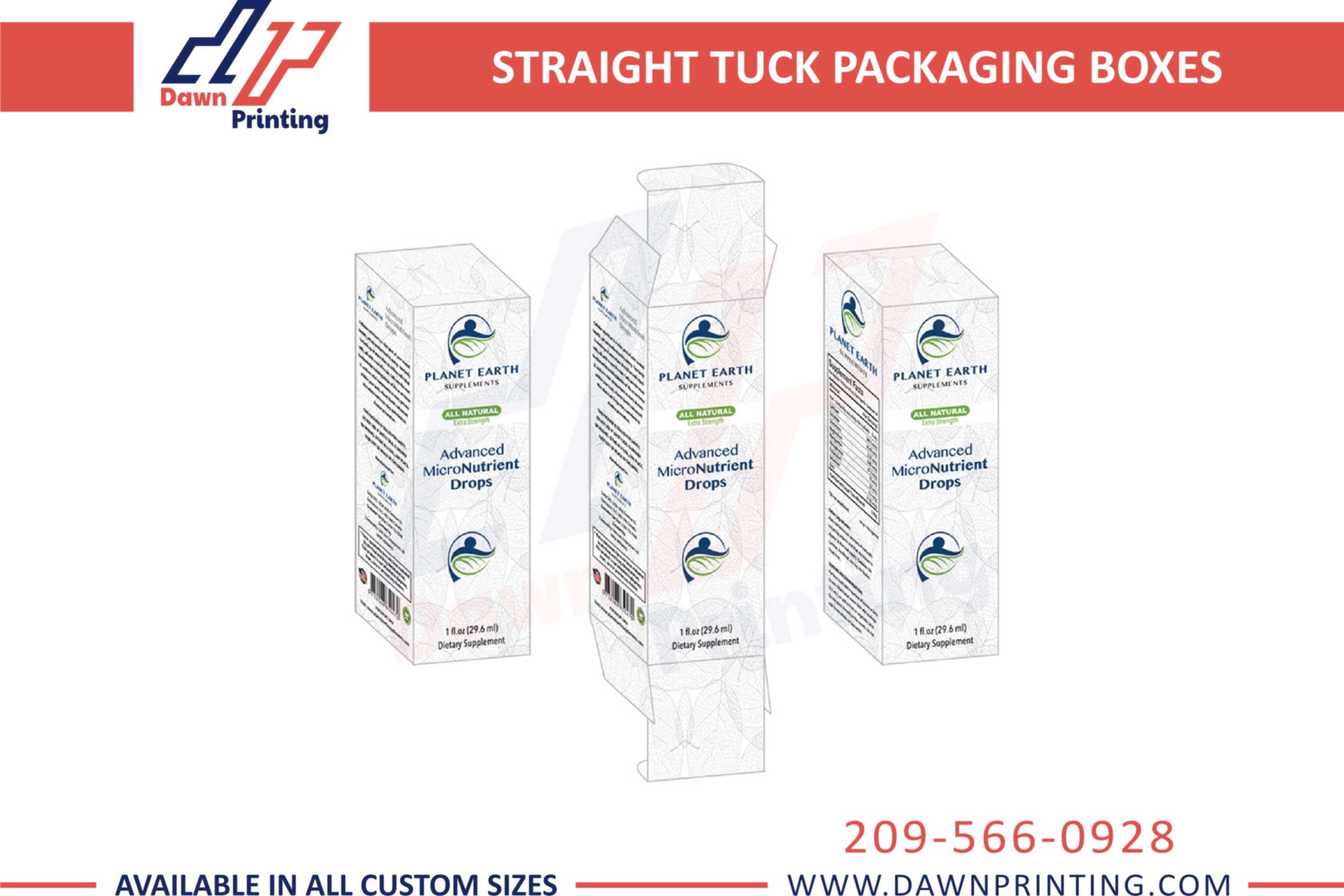 Custom Tuck Boxes - Dawn Printing