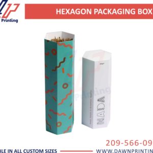 Customized luxury hexagon shaped boxes - dawn Printing