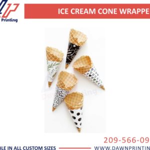 Disposeable Ice Cream Cones - Dawn Printing