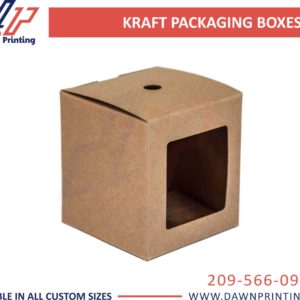 Dawn Printing - Kraft Display Boxes with Clear Window
