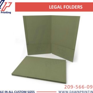 Printed Legal Folders with Fastener - Dawn Printing