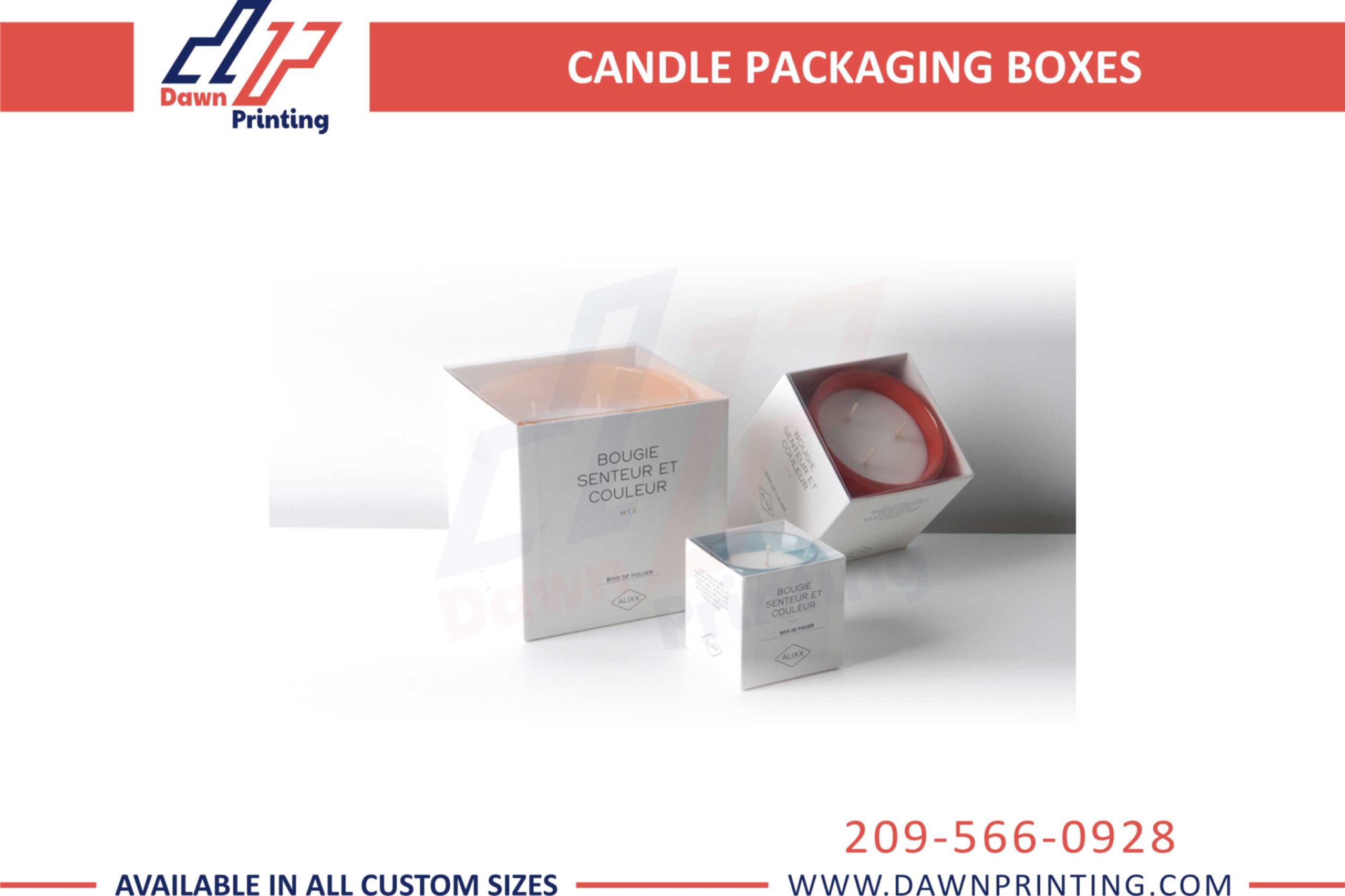 Candle Luxry Packaging Boxes - Dawn Printing