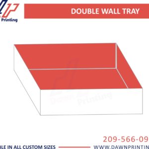 Custom Printed DOUBLE WALL TRAY Boxes - Dawn Printing