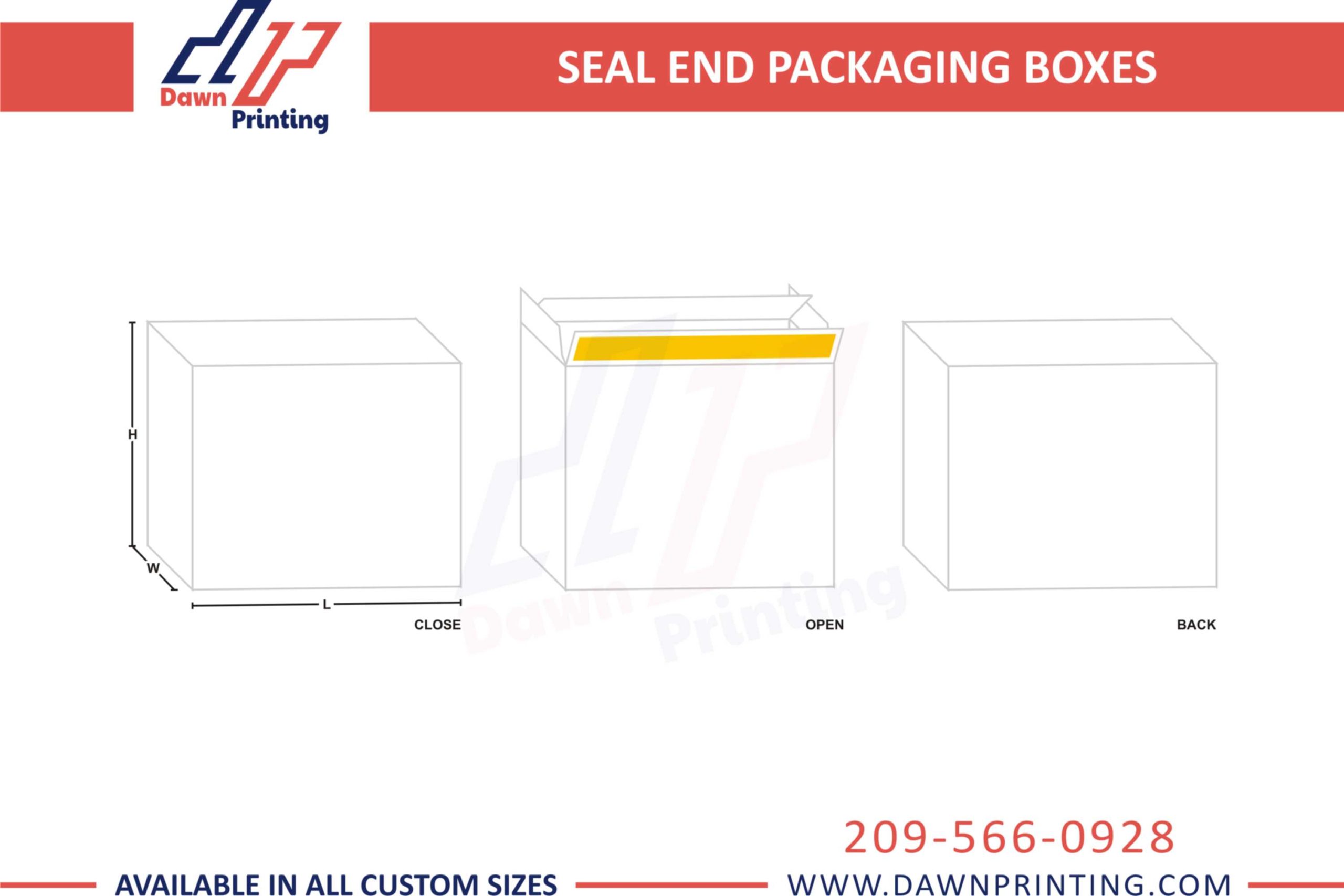3D Seal End Packaging Box - Dawn Printing